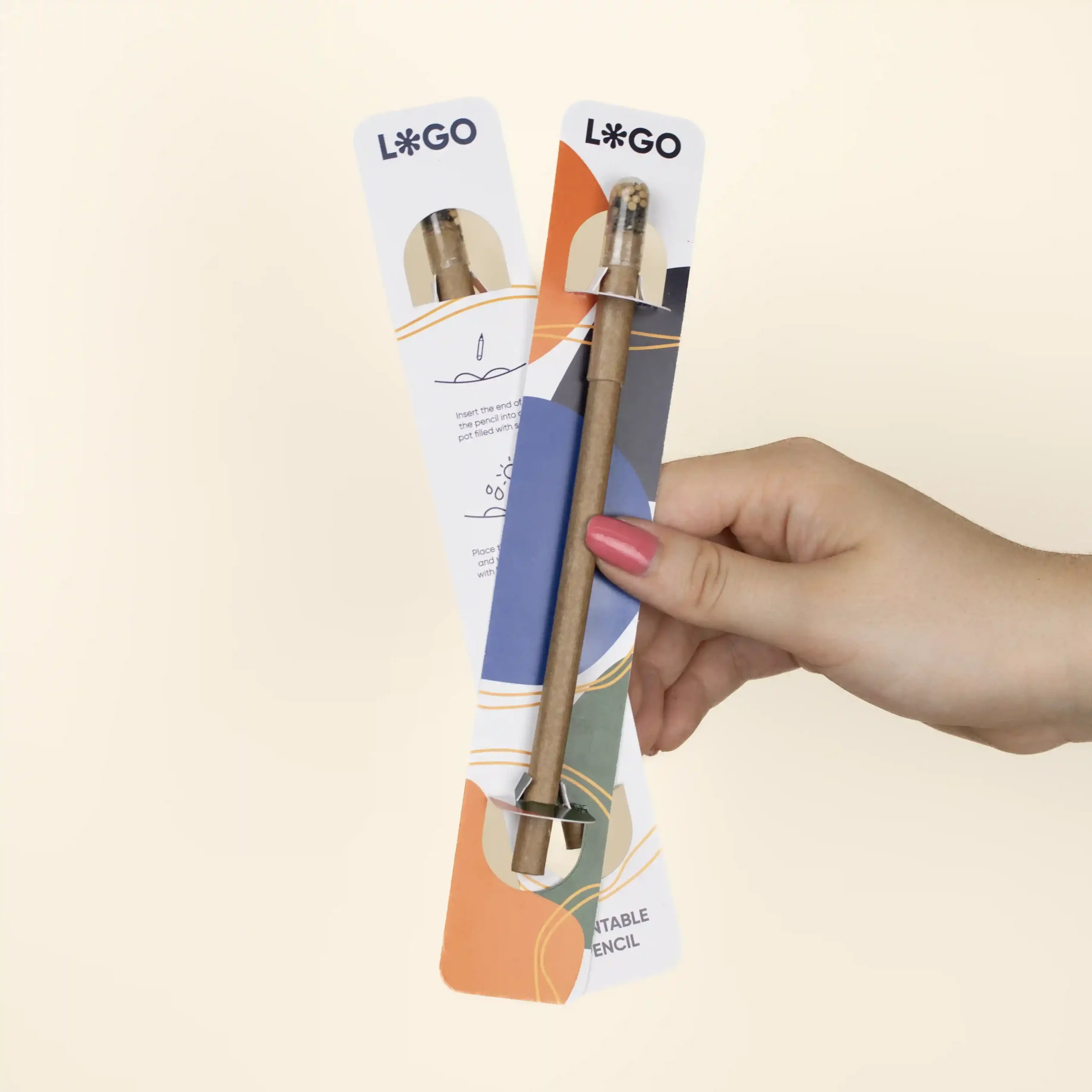 NABRA: Bolígrafo plantable con blister personalizado