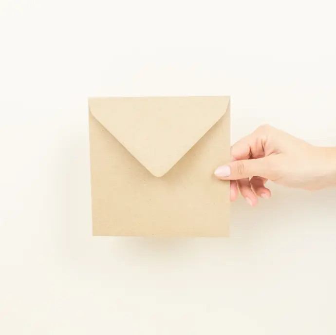 Square Kraft Envelope 15,5×15,5cm