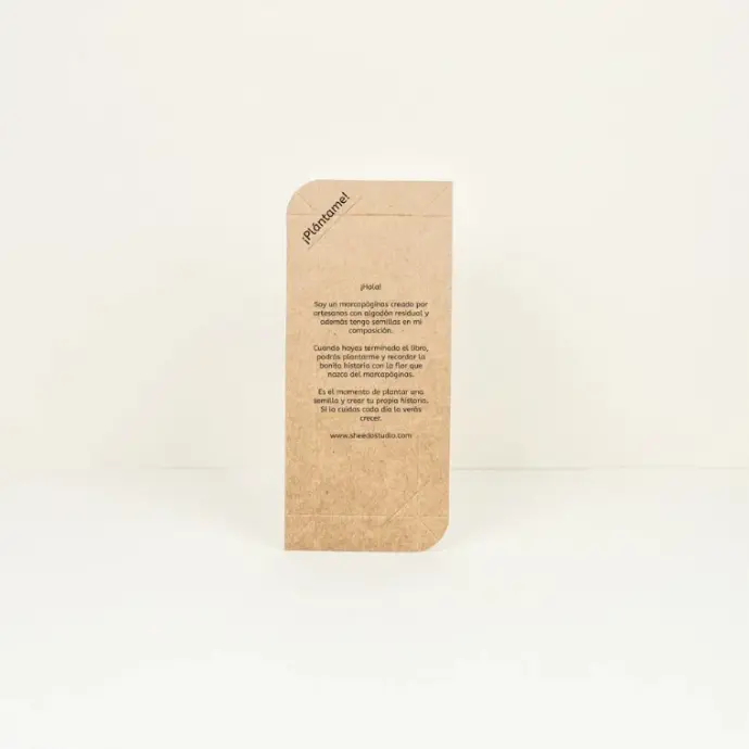Support kraft marque-page. 7,3×16,5 cm.