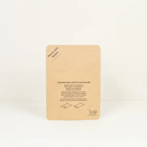 [001100] Tarjeton kraft A6. 13×18 cm.