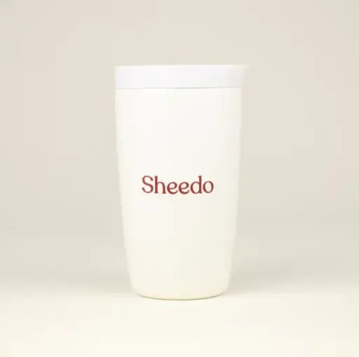 [004016] VELVET: Thermos travel cup, 350ml. Full color printing