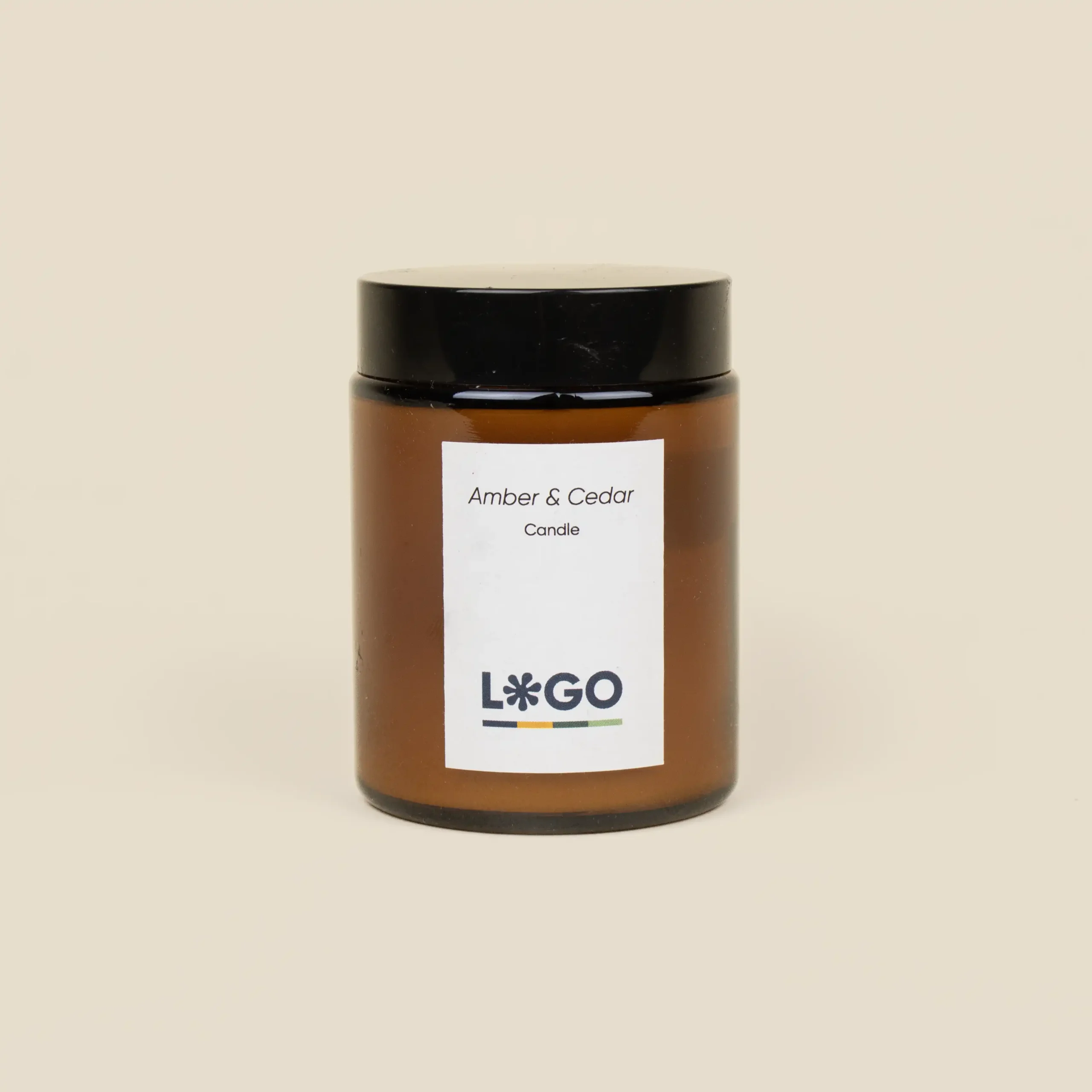 [009001] CANDI: Vela ecológica de soja. Personalización a todo color en la pegatina